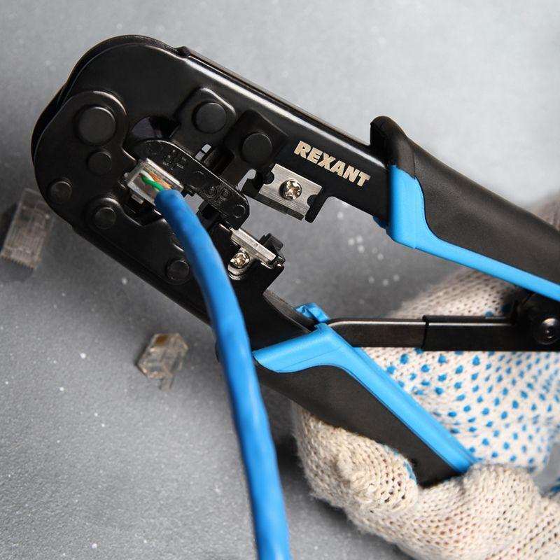  Кримпер HT-568R ТАЙВАНЬ для обжима 8P8C 6P6C Rexant 12-3432-1 фото в каталоге от BTSprom.by