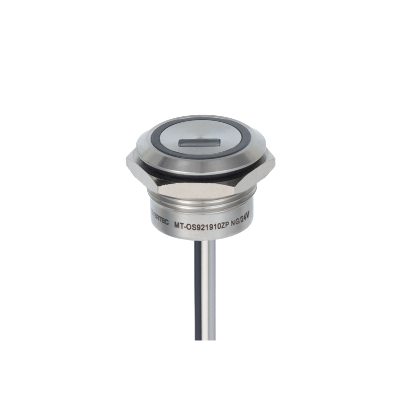 переключатель оптический с подсветкой зел. 19мм no с фиксацией pnp 24в dc ip68 mt-os921910zpng овен 157408 от BTSprom.by