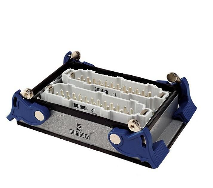 вилка низкая 4-фиксатора для панели 48п 16а emas ebm48fm44 от BTSprom.by