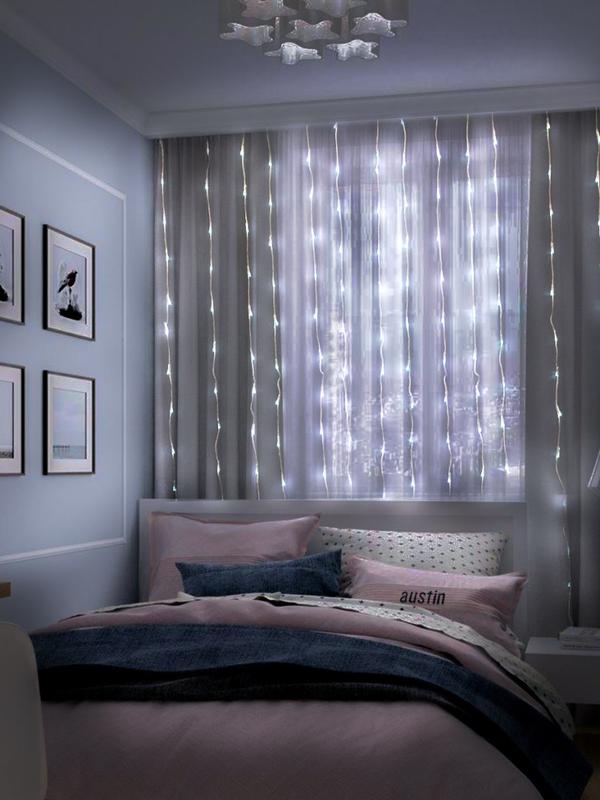 гирлянда "занавес-водопад" ldcl300c-w 300 бел. светодиодов 1.5х2.2м внутр. shlights 4690601043610 от BTSprom.by