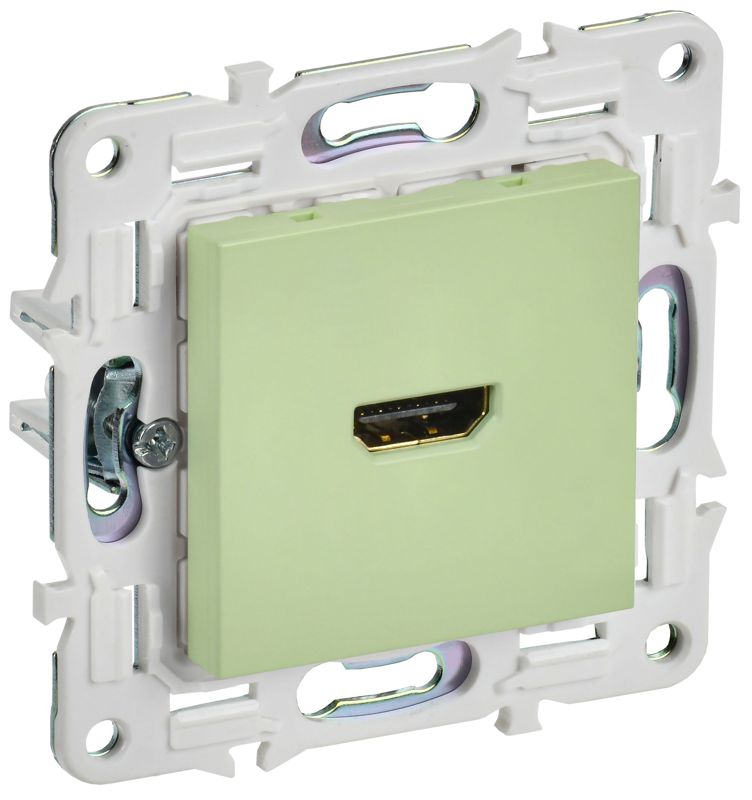 розетка hdmi skandy sk-h01g мятный iek sk-h10-k06 от BTSprom.by