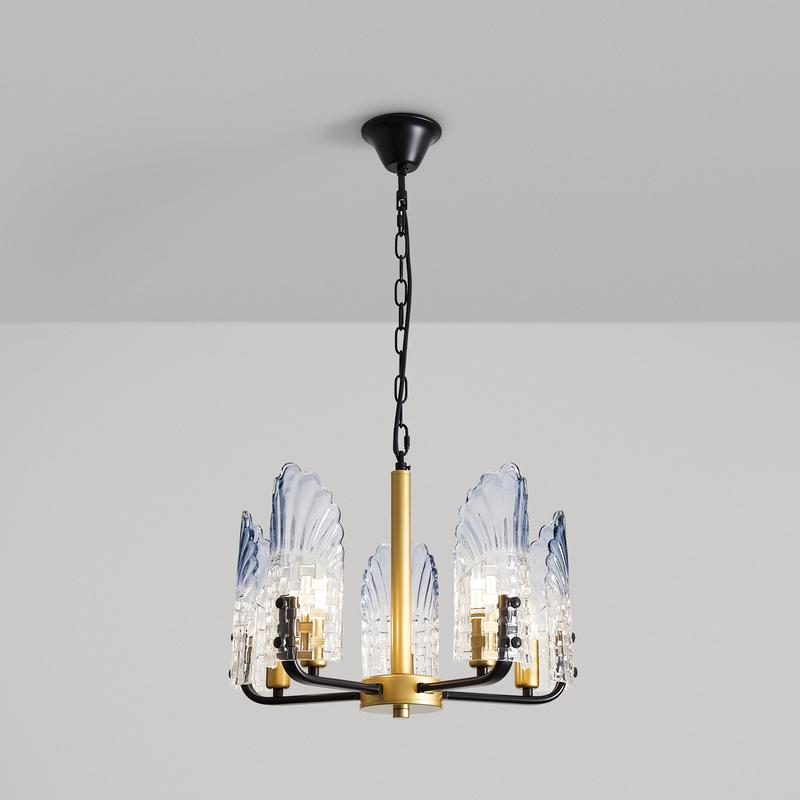  Светильник Ollie 5х40Вт E14 IP20 подвесной Freya FR5525PL-05GB фото в каталоге от BTSprom.by