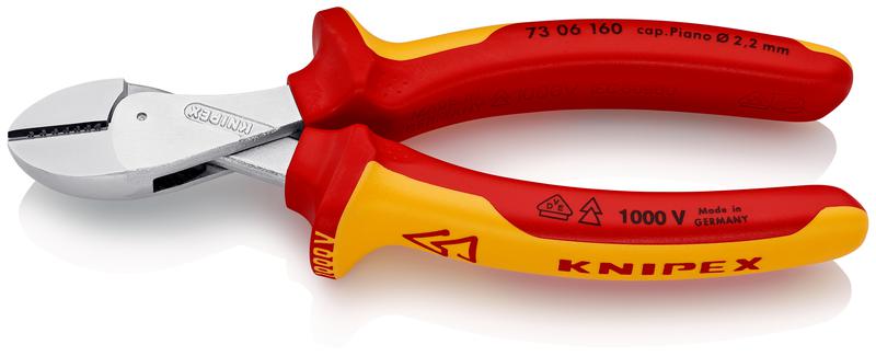 бокорезы диэлектрические компактные vde l160 хром. knipex kn-7306160sb от BTSprom.by