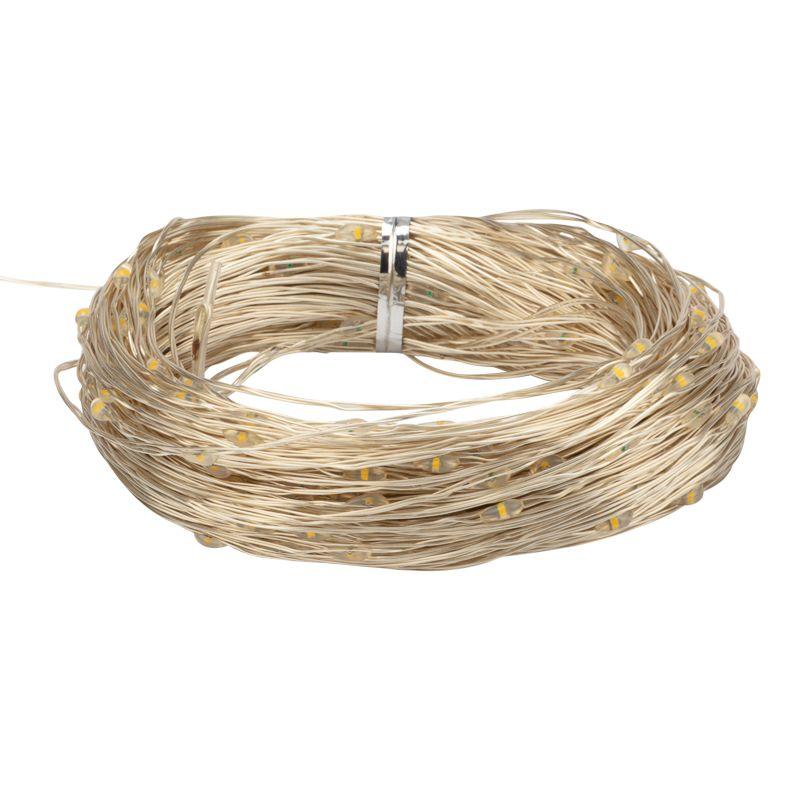  Гирлянда "Роса" 100м 1000LED тепл. бел. с трансформатором Neon-Night 303-236 фото в каталоге от BTSprom.by