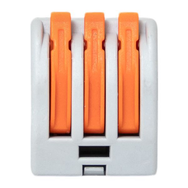  Клемма строительно-монтажная СМК 222-413 3-проводная 0.08-2.5кв.мм с рычагом (уп.100шт) PROxima EKF plc-smk-413 фото в каталоге от BTSprom.by