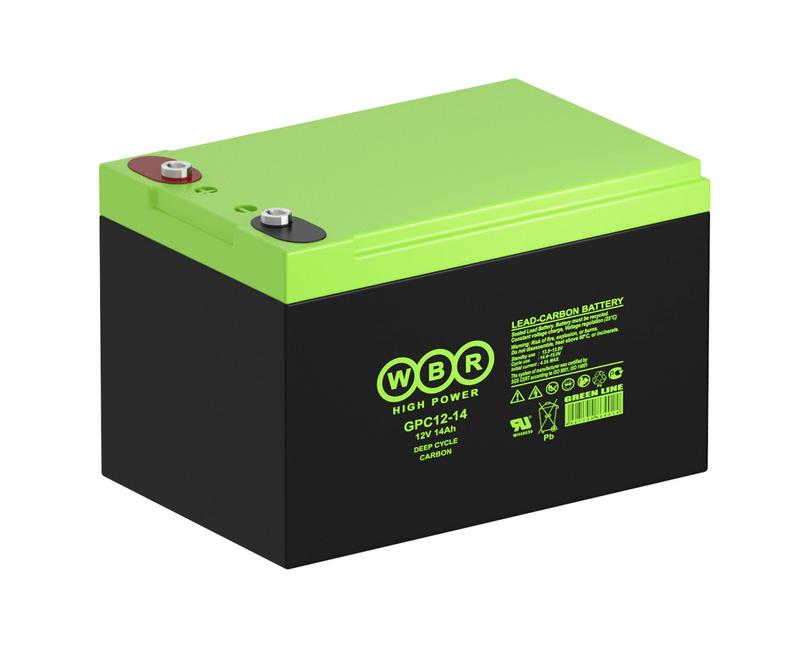  Аккумулятор тяговый 12В 14А.ч WBR GPC12-14 WBR фото в каталоге от BTSprom.by