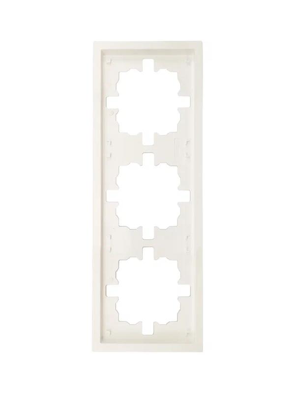 рамка 3-мест. горизонт. zima слон. кость lezard 704-9000-148 от BTSprom.by