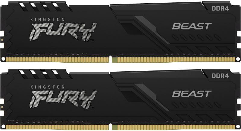 память оперативная kf436c18bbk2/32 32gb 3600mhz ddr4 cl18 dimm (kit of 2) fury beast black kingston 1000632798 от BTSprom.by
