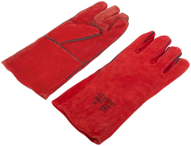  Краги спилковые удлиненные на подкладке MOS 12455М фото в каталоге от BTSprom.by