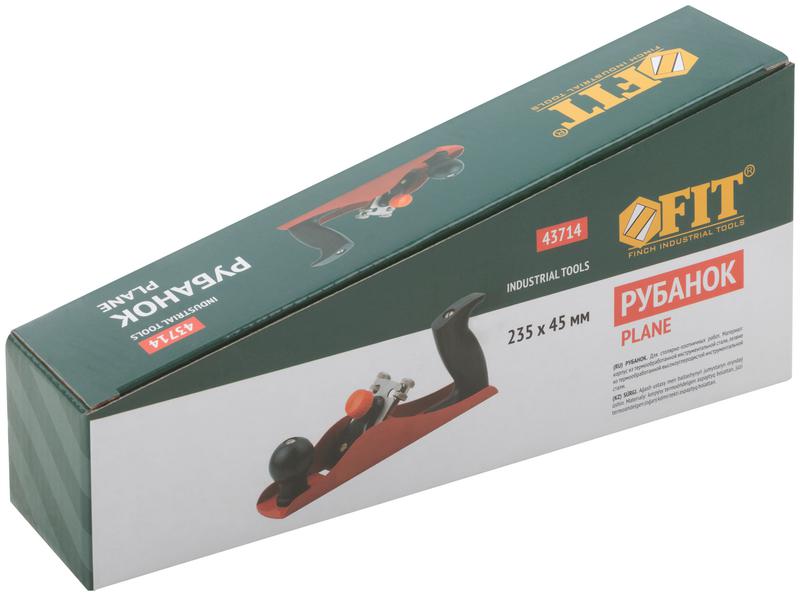  Рубанок "Стандарт" 235х45мм FIT 43714 фото в каталоге от BTSprom.by