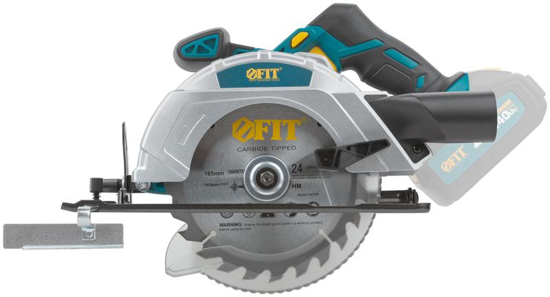  Пила дисковая циркулярная аккумуляторная 20В 3800об/мин 165/20мм FIT 79920 фото в каталоге от BTSprom.by
