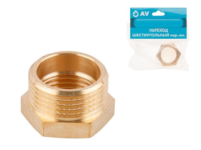 футорка 1" нар. х 1/2" вн., av engineering (инд. упак.) ave305004 от BTSprom.by