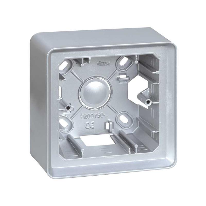 коробка наружной установки на 1 пост алюм. simon82 detail 8200750-093 от BTSprom.by