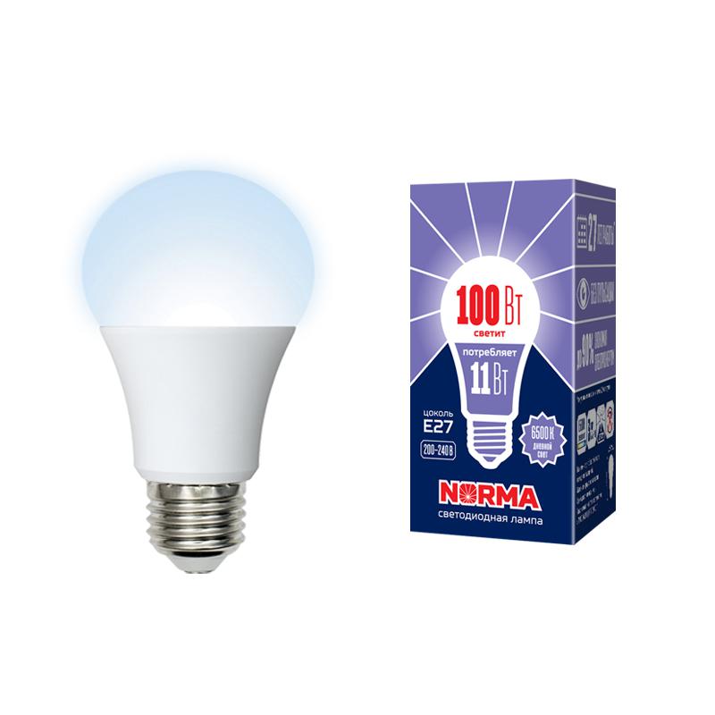 лампа светодиодная led-a60-11w/dw/e27/fr/nr norma 11вт матовая e27 (упак. картон) volpe ul-00003785 от BTSprom.by