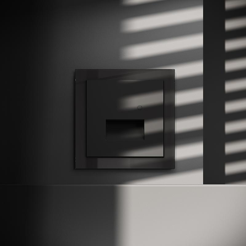  Подсветка светодионая СП S70 с датчиком механизм черн. матов. Voltum VLS070708 фото в каталоге от BTSprom.by