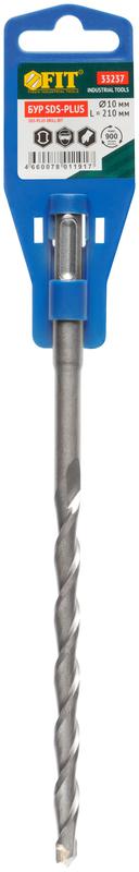  Бур по бетону SDS PLUS син. корпус 10х210мм FIT 33237 фото в каталоге от BTSprom.by