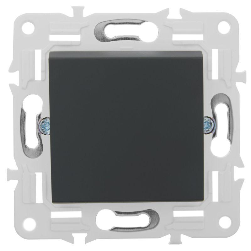  Выключатель перекрестный 1-кл. SKANDY 10А SK-V03G графит IEK SK-V13-0-10-K53 фото в каталоге от BTSprom.by