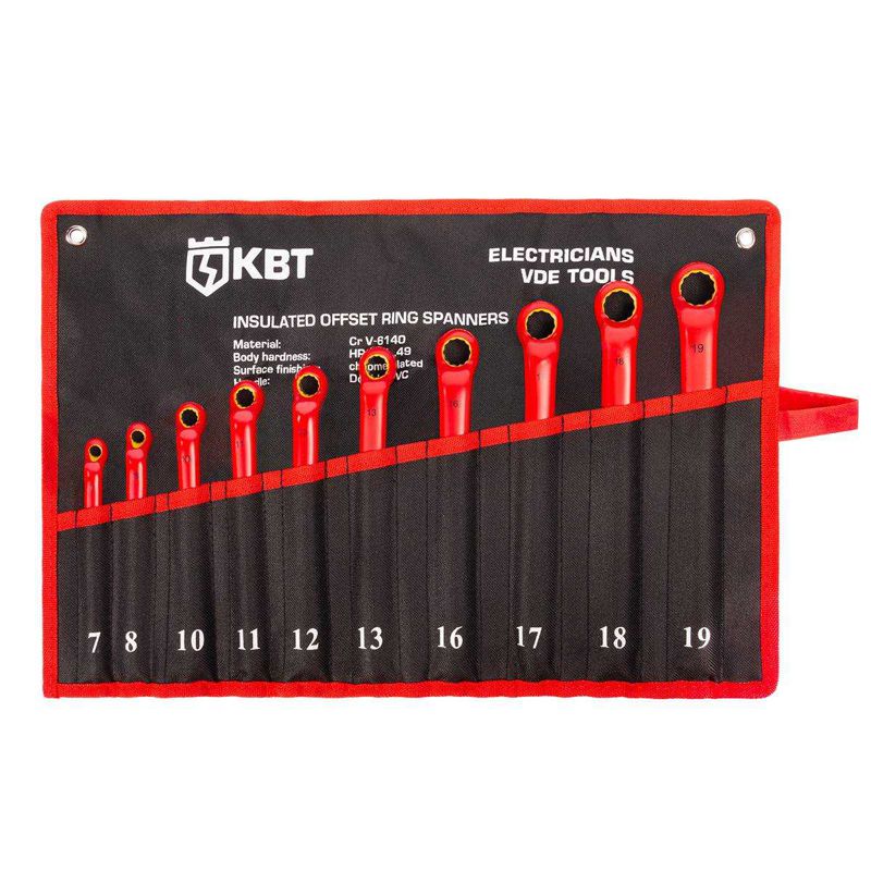 набор диэлектрических накидных ключей нии-23 эксперт квт 89427 от BTSprom.by