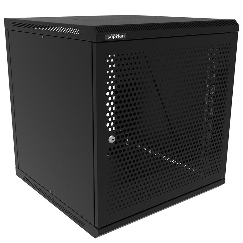 шкаф телекоммуникационный настенный твс-12u-600-600-пр-9005 suprlan 05-2128-b от BTSprom.by