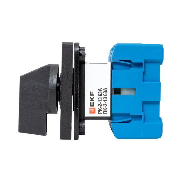  Переключатель кулачковый ПК-2-13 3П 63А "ВКЛ-ВЫКЛ" EKF pk-2-13-63 фото в каталоге от BTSprom.by