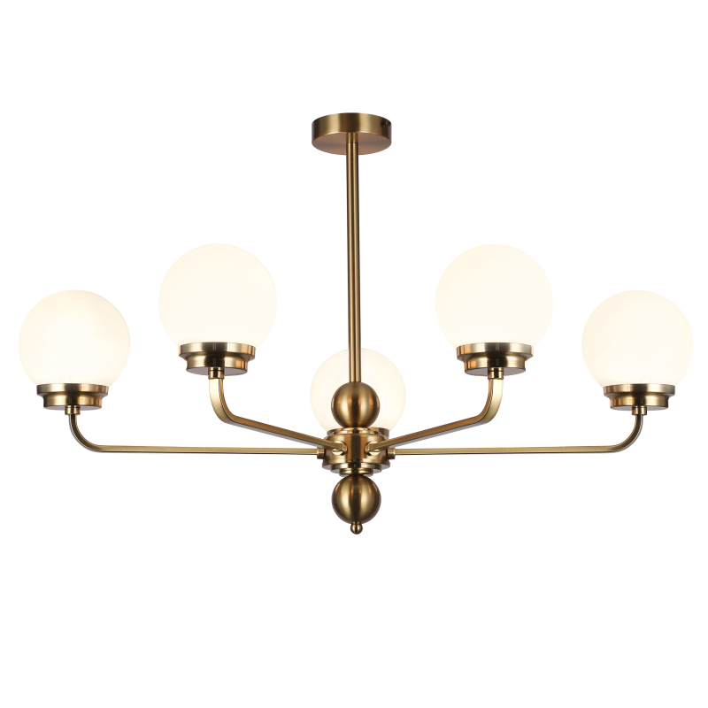 люстра gayle 5100-305 5хе27 40вт лофт-кантри rivoli б0055657 от BTSprom.by