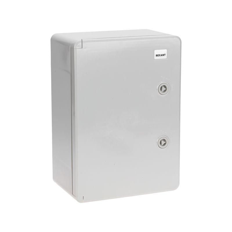 корпус пластиковый щмпп 350х250х150 abs ухл1 ip65 с монтажной панелью rexant 11-0401 от BTSprom.by