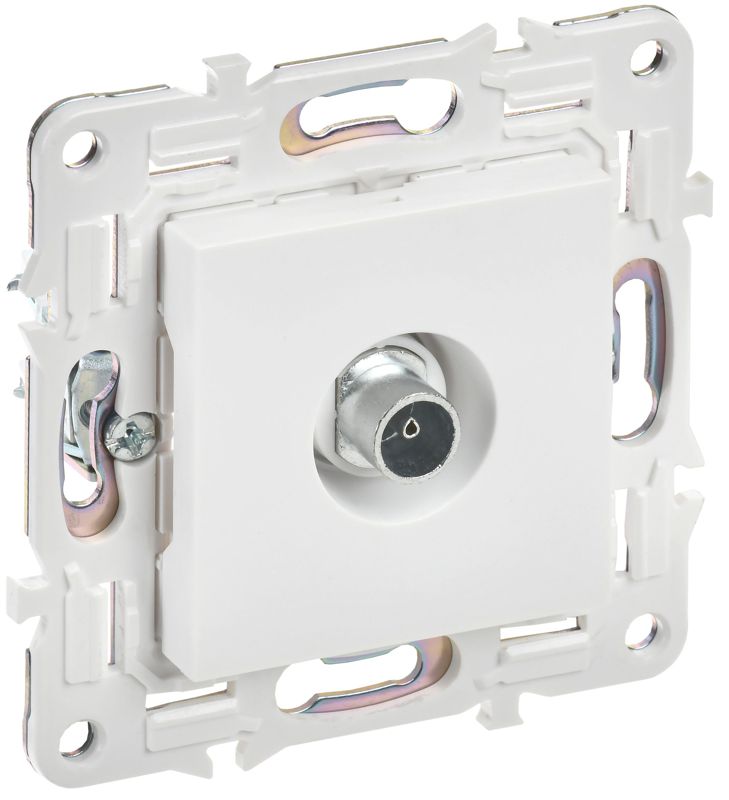 розетка tv оконечная skandy sk-a12w арктич. бел. iek sk-a10-o-k01 от BTSprom.by