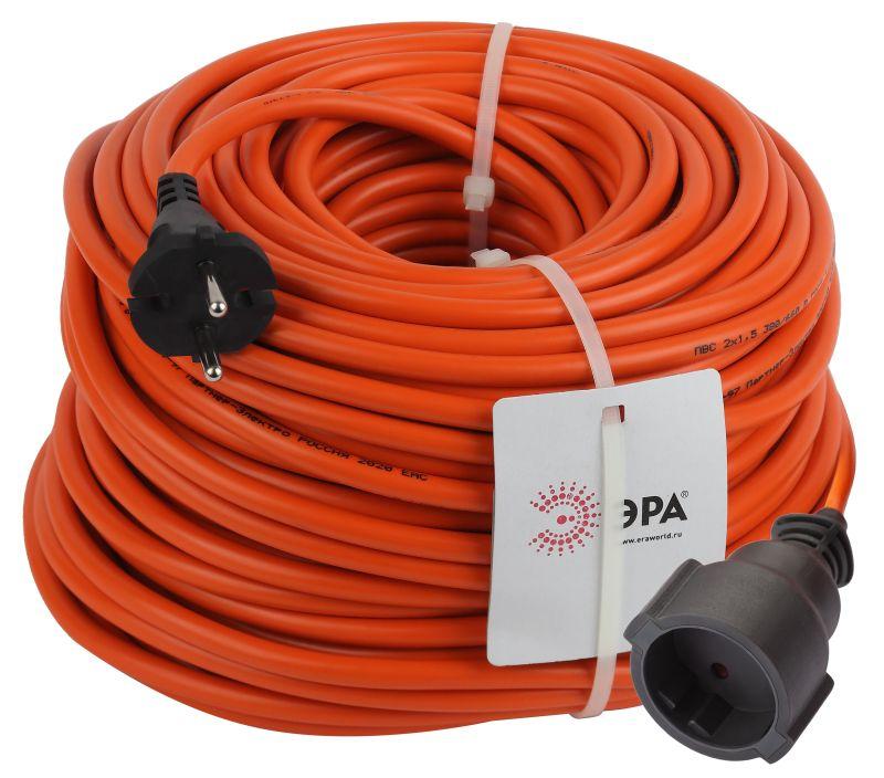 удлинитель-шнур 1х50м без заземл. 16а ip20 upx-1-2х1.5-50m пвс 2х1.5 (бухта) эра б0046809 от BTSprom.by