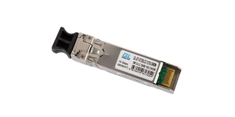 модуль sfp+cwdm 10гбит/с два волокна sm 2xlc 1270нм 20db gigalink gl-ot-st20lc2-1270-cwdm от BTSprom.by