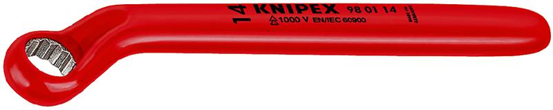 ключ гаечный накидной размер под ключ 22мм vde 1000в l-225мм knipex kn-980122 от BTSprom.by