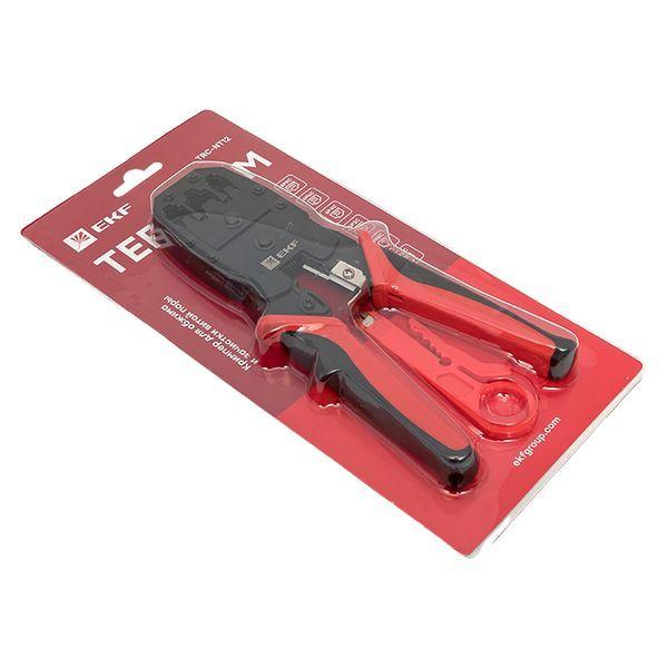  Кримпер для обжима и зачистки витой пары TERACOM EKF TRC-NT12 фото в каталоге от BTSprom.by