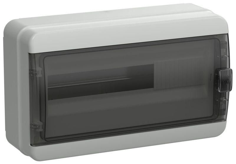 корпус кмпн-18 tekfor ip65 черн. прозр. дверь пластик. iek tf5-kp72-n-18-65-k03-k02 от BTSprom.by
