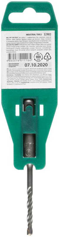  Бур по бетону SDS PLUS с двойн. резьбой 5х110мм FIT 32902 фото в каталоге от BTSprom.by