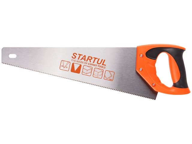 ножовка по дер. 450мм startul standart (st4025-45) (11 tpi, каленый зуб, 2d заточка) st4025-45 от BTSprom.by