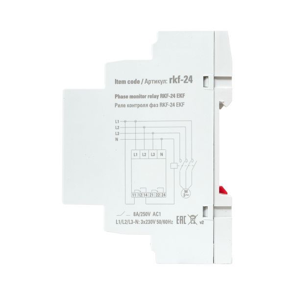  Реле контроля фаз RKF-24 EKF rkf-24 фото в каталоге от BTSprom.by