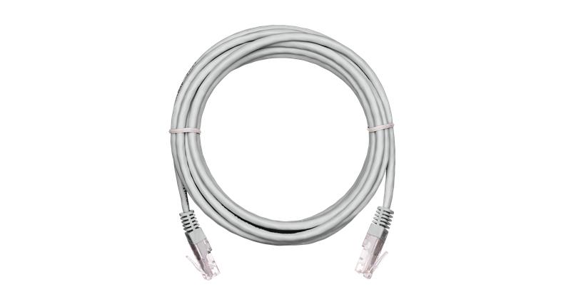 патч-корд u/utp 5е rj45/8p8c 4 пары pvc мж обмедн. 1м сер. (уп.10шт )netlan ec-pc4ud55b-010-gy-10 от BTSprom.by