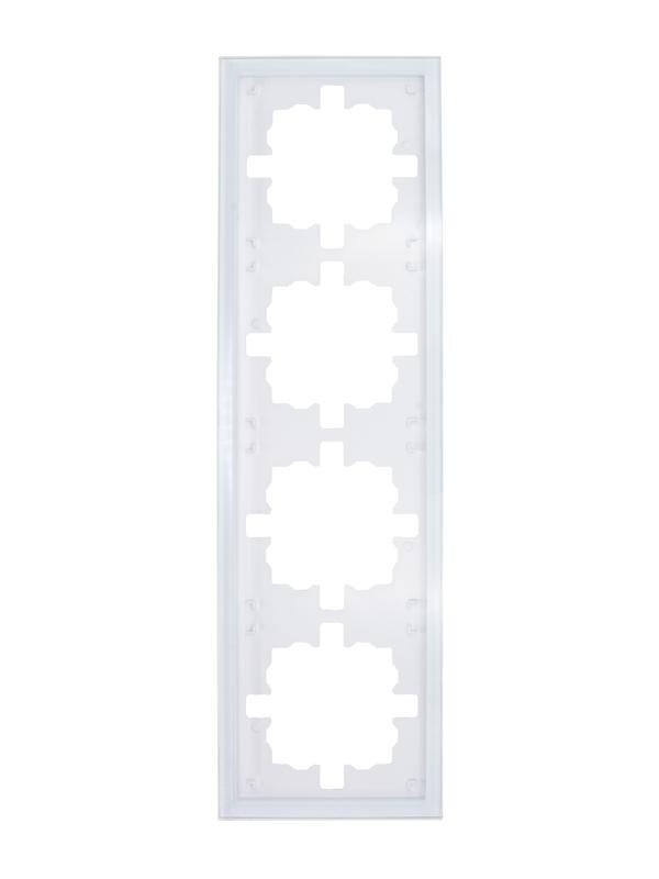 рамка 4-м zima универс. акрил. бел. lezard 704-5480-149 от BTSprom.by