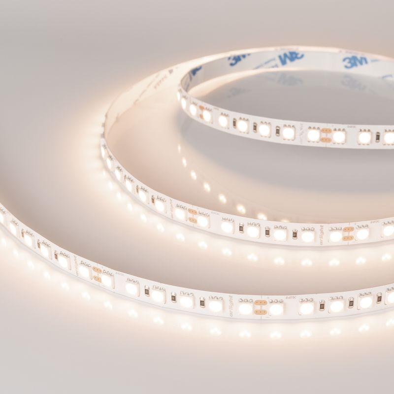 лента светодиодная rt-b96-10mm 24v warm 3500к 23вт/м ip20 5060 открыт. (уп.5м) arlight 040603 от BTSprom.by