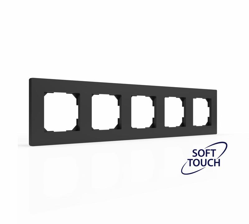  Рамка 5-м Pixel карбон TOKOV ELECTRIC TKE-PX-RM5-C14 фото в каталоге от BTSprom.by