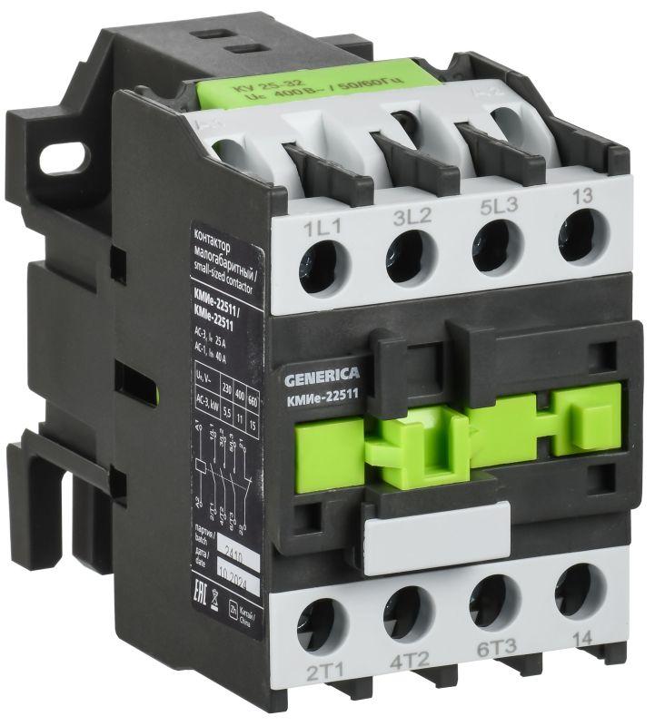 контактор кмие-22511 25а 400в/ас3 1нз generica kkme21-025-400-01 от BTSprom.by