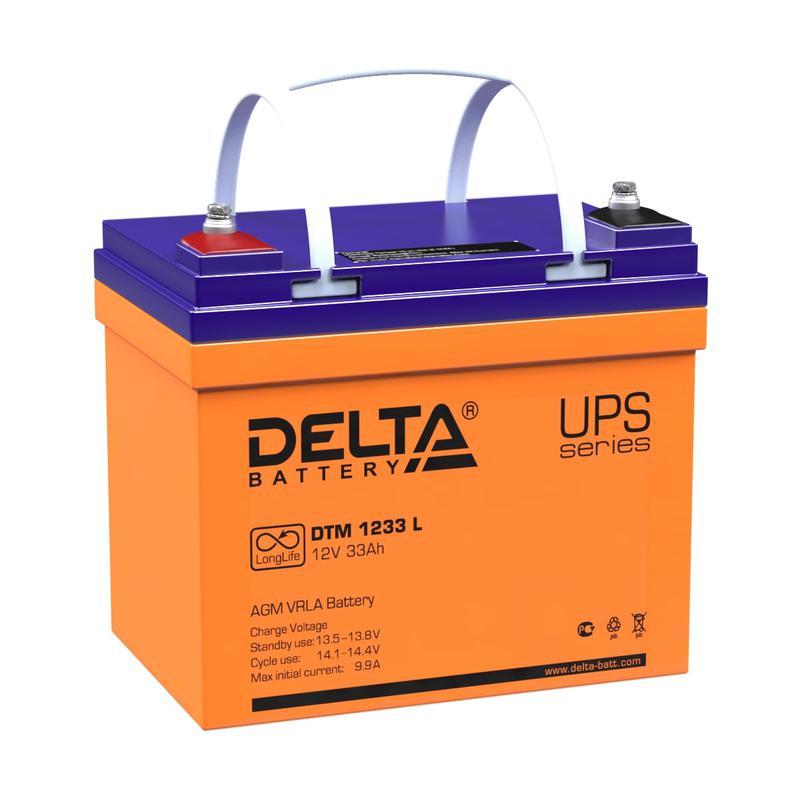 аккумулятор ups 12в 33а.ч delta dtm 1233 l от BTSprom.by