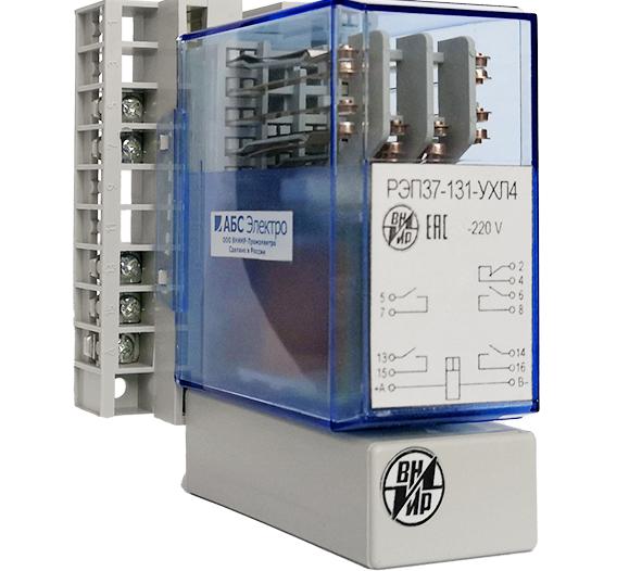 реле промежуточное рэп-37-131 110в dc 4/1 задн. присоед. вниир a8120-77971444 от BTSprom.by
