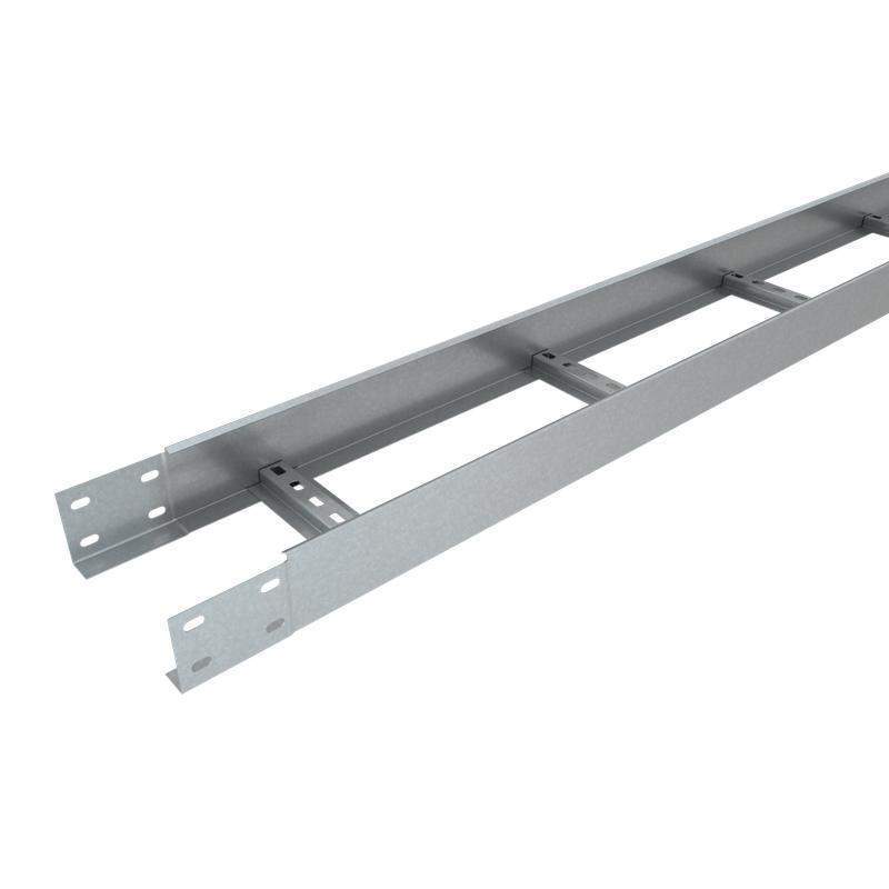 Лоток лестничный 100х80 L3000 сталь 1.2мм "БЫСТРЫЙ МОНТАЖ" LLS80-100-1.2-3000 КМ LO14027 от BTSprom.by