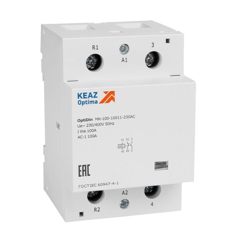 контактор модульный optidin mk-100-8020-110ac кэаз 321220 от BTSprom.by