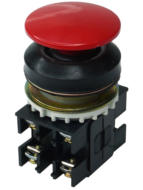 выключатель кнопочный вк30-10-22130-54 у2 2но+2нз гриб без фиксации 10а ip54 660в красн. электротехник et055278 от BTSprom.by