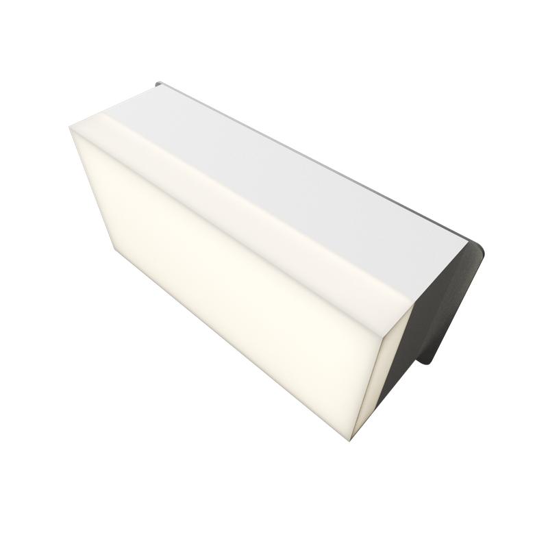 светильник светодиодный rve-lbx-lumo20-plaza10020010-1-gr прямоугольник грильято 1шт 90х190х60мм 12вт встраиваемый 4000к бел. rvelektro rve00003255 от BTSprom.by