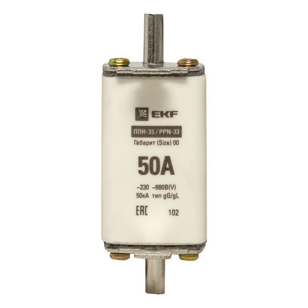  Вставка плавкая ППН-33 160/50А габарит 00 PROxima EKF fus-33/160/50 фото в каталоге от BTSprom.by