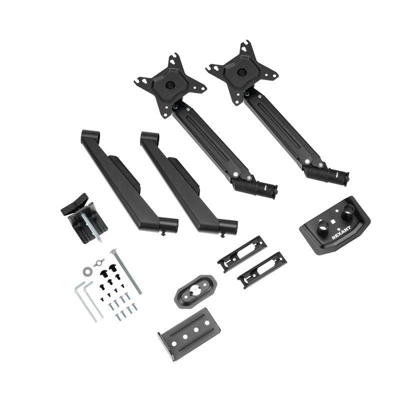  Кронштейн для двух мониторов 13-32дюйм настольный с газлифтом PROFI Rexant 38-0357 фото в каталоге от BTSprom.by