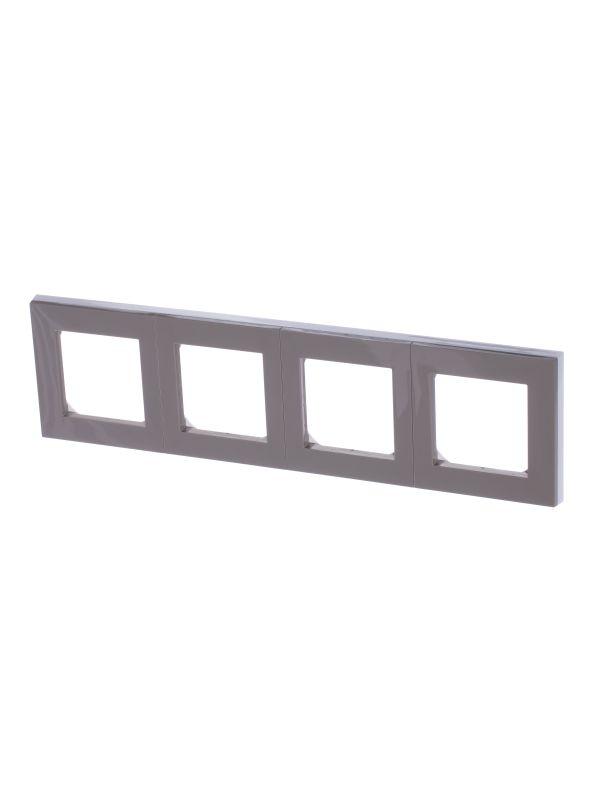 рамка levit 4п кофе макиато/бел. abb 2chh015040a6018 от BTSprom.by