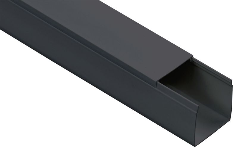 кабель-канал 60х60 l2000 пластик элекор черн. iek el-kk10-060-060-1-k02 от BTSprom.by